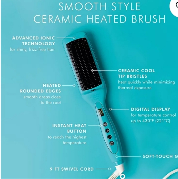 Moroccanoil Turquoise Hair Straightening Brush